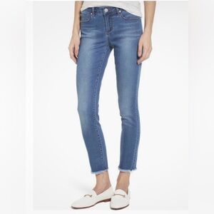 NWT Articles Of Society “Carly” Light Blue Distressed Crop Jeans